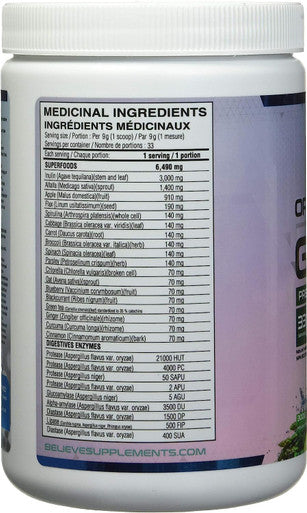 Believe Superfoods + Greens - Mixed Berries 300 gram