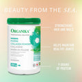 Organika Marine Collagen Powder- Wild-Caught From North Atlantic- Supports Hair, Nail, Skin Health, Pure Hydrolyzed Form, Tasteless - 250G
