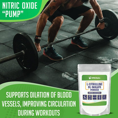 Xprs Nutra L-Citrulline DL-Malate 2:1 Powder - Premium L Citrulline DL Malate Unflavored Preworkout Powder - Citrulline for Muscle Endurance Recovery- Vegan Friendly L Citrulline Malate Powder (16 oz)
