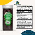 Amazing Herbs Raw Natural Honey - Herbal Honey Infused With Ecea, Elderberry, Garlic, Eucalyptus Extracts & Pure Black Seed Oil, Non Gmo, Gluten Free - Honeyzest Immune Boost Straws, 12 Count