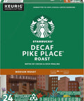Starbucks Pike Place Decaf Coffee, Keurig (100684)
