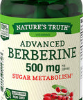 Nature's Truth Berberine 500mg | 60 Capsules | Vegetarian, Non-GMO, & Gluten Supplement