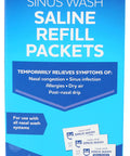 Rite Aid Sinus Wash Refill Kit, Individually Wrapped Saline Packets - 100 Count | Nasal/Allergy Relief Saline Solution For Neti