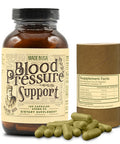 Medicine Man Plant Co . Blood Pressure Support 120 Capsules - Natural Herbal Pills With Hawthorn, Rosella Hibiscus, And Ginger - Organic And Herbal Supplement