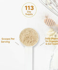 Deal Supplement Organic Fiber Powder Supplement 2lbs with Psyllium Husk Chia Seed Inulin & Acacia Daily Fiber for Adults Rich in Prebiotics for Gut & Digestive Health Unflavored Non-GMO