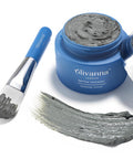 Olivanna Detox Oceanic Marine - Active Charcoal Facial Mask for Blemishes and Breakouts - Rich in Antioxidants Vitamin C and E - 1.6 oz