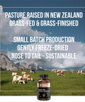 Grassfed Beef Organs Supplement Grass Fed Organ Complex Liver Brain Heart Thymus Kidney Spleen Gallbladder Pancreas Lung Organ Pills Ancestral Formula 180 Capsules by Optimal Carnivore