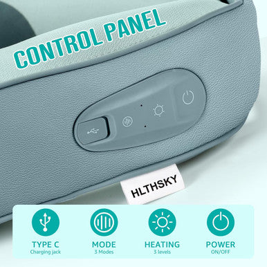 Neck Massager, Neck Massager For Pain Relief Deep Tissue,Shiatsu Neck Massager With Heat,Rechargeable 3D Kneading Massager For Home Office Car Travel,Gifts For Women Men