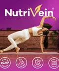 Nutrivein Resveratrol 1450Mg - Antioxidant Supplement 120 Capsules Supports Healthy Aging & Promotes Immune, Brain Boost & Joint Support - Made With Trans-Resveratrol, Green Tea Leaf, Acai Berry