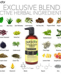 Pura D'Or Advanced Therapy Biotin Shampoo & Conditioner Set For Thinning Hair Dht Blocker Clinically Tested 16Oz X 2