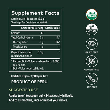 Gaia Herbs Maca Powder 8 oz