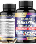 7In1 Pure Berberine Capsules 15550Mg - Concentrated With Quercetin, Resveratrol, Grape Seed & More - Supplement For Heart, Body