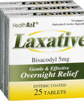 HealthA2Z Laxative Bisacodyl 5mg Gentle and Fast Overnight Relief for Constipation