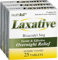 HealthA2Z Laxative Bisacodyl 5mg Gentle and Fast Overnight Relief for Constipation