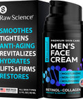 Men'S Face Cream: Retinol Anti Aging Face Moisturizer For Men With Collagen, Hyaluronic Acid - Day & Night Anti Wrinkle Mens Skin Care - Vitamins E & A, Avocado Oil Facial Moisturizer For Man - 1.7 Oz