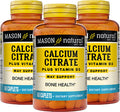 Mason Natural Calcium Citrate Plus Vitamin D3 - Strengthens Muscle Function, for Bone and Overall Health, 60 Caplets (Pack of 3)