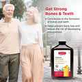 Wampole Calcium Liquid - Helps Develop and Maintain Bones & Teeth - 350 ml