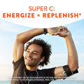 Vicks Super C Energize and Replenish* Daytime Daily Supplement with Vitamin C, B Vitamins Plus a Blend of Herbal Extracts, Coated to be Easy to Swallow, from The Makers of Vicks, 28ct