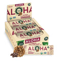 Aloha Organic Plant Based Protein Bars Chocolate Chip Cookie Dough, 1.98 Oz,(Pack of 12)