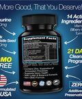 Saint Mingiano Eye Health & Vision Vitamins Supplement 60 Capsules - Supports Eye Strain, Dry Eyes, And Vision Health - Supports Vision, Ocular And Macular Health, Aids Blue Light Strain - 14 Active Ingredients.