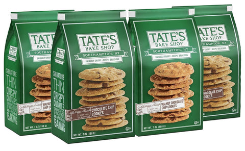Tate's Bake Shop Walnut Chocolate Chip Cookies, 7 oz