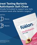 Bariatric Fusion Cherry Pineapple Soft Chews Bariatric Multivitamin