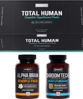 ONNIT Total Human Optimization Stack Alpha Brain 90ct Total Human 60ct Shroom Tech Sport 84ct