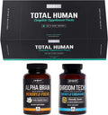 ONNIT Total Human Optimization Stack Alpha Brain 90ct Total Human 60ct Shroom Tech Sport 84ct