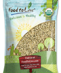 Food to Live Organic Hemp Seeds, 4 Pounds Ã¢â‚¬â€œ Non-GMO Raw Hearts, Hulled, Shelled, Kosher, Vegan, Bulk, Low Carb, Low Sodium, Good Source of Protein & Iron, Great for Oatmeal, Product of China