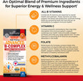 Vitamin B Complex with Vitamin C Supplement 60ct