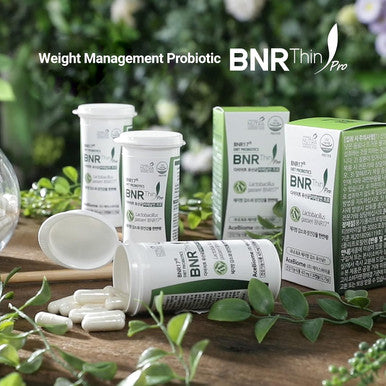 Acebiome BNRThin Pro Probiotic Lactobacillus Gasseri BNR17 10 Billion CFU d Digestive Health 30 Capsules x 2 Packs