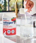 NativePath Collagen Peptides - Hydrolyzed Type 1 & 3 Collagen. Keto & Paleo Grass-Fed Protein Powder for Hair Skin Nails Bones Joints Digestion and More - No Gluten or Dairy (Wild Berry 230g)