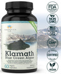 Premium Klamath Lake Blue Green Algae - More Powerful Than Spirulina And Chlorella Supplements | Pure Chlorophyll Rich Superfood