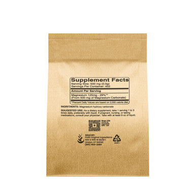 PURE ORIGINAL INGREDIENTS Magnesium Carbonate (8Oz) Magnesium Supplement, Non-Gmo, Multi-Purpose