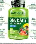Naturelo Mens Multivitamins For Men 50+ One Daily Multivitamin For Men With Vitamins Minerals and Organic Whole Foods Non-Gmo 60 Vegetarian Capsules