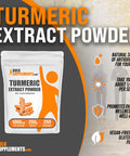Bulksupplements.Com Turmeric Extract Powder - Curcumin Supplements 1000Mg, Turmeric Curcumin Powder, Turmeric Powder - Turmeric Root Powder, Gluten Free, 1000Mg Per Serving, 250G (8.8 Oz)