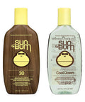 Sun Bum Sun Bum Original Spf 30 Sunscreen Lotion and Cool Down Gel Vegan and Reef Friendly (octinoxate & Oxybenzone Free) Broad Spectrum Moisturizing Uva/uvb Sunscreen and Aloe Gel With Vitamin E