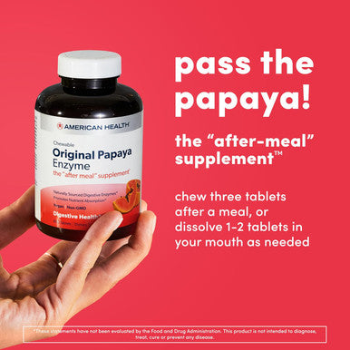 American Health Original Papaya Enzyme 250 Count