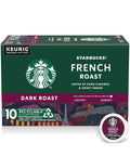Starbucks K-Cup Coffee Pods, Dark Roast Hot or Iced Coffee, French Roast, 96 Keurig Pods