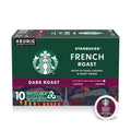 Starbucks K-Cup Coffee Pods, Dark Roast Hot or Iced Coffee, French Roast, 96 Keurig Pods