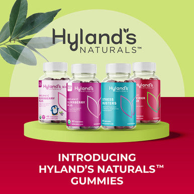 Hyland's Organic Apple Cider Vinegar Gummy Vitamins, Digestive Health Support, 60 Vegan ACV Gummies (2 Pack) s