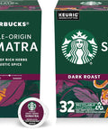 Starbucks K-Cup Coffee Pods, Dark Roast Hot or Iced Coffee, French Roast, 96 Keurig Pods