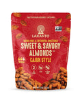 Lakanto Sweet and Savory Smokey BBQ Almonds - On the Go Snack, Smoky Barbecue Seasoning, Gluten Free, Protein, Crunchy Roasted, Monk Fruit, Resealable Bag (8 oz)