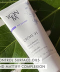 Yon-Ka Creme 93 Mattifying Moisturizer (50ml) Balancing Facial Cream for Combination Skin, Balance Oily Complexion with Vitamins A,C and E, Paraben-Free