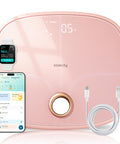 Etekcity Rechargeable Pink Smart Scale for Body Weight, BMI, Fat, Muscle Mass, Digital Bathroom Scale with 13 Metrics, Secret Mode, Bluetooth Connect to Free Apps, Cotton Candy Pink - 13.4 x 11.5 inches