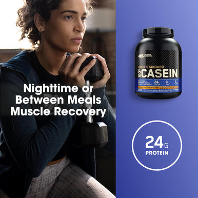 Optimum Nutrition Gold Standard 100% Micellar Casein Protein Powder Slow Digesting Helps Keep You Full Overnight Muscle Recovery Chocolate Peanut Butter 4 Pound (Packaging May Vary)