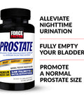 Force Factor Prostate Saw Palmetto and Beta Sitosterol Supplement for Men, Prostate Health Support, Prostate Size Support, Urinary Relief, Bladder Control, Reduce Nighttime Urination, 60 Softgels