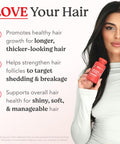 HAIRtamin Advanced Formula Hair Growth Supplement for Women & Men Supports Stronger Longer Visibly Thicker Hair With 5000 mcg Biotin Vitamins & Antioxidants 100% Vegan 1 Month Supply