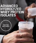 Optimum Nutrition Platinum Hydrowhey Protein Powder 100% Hydrolyzed Whey Protein Isolate Powder Flavor: Velocity Vanilla 1.75 Pounds