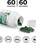 AzmaBiotech Green Booster Synbiotic | Chlorella 250 mg + Spirulina 250 mg | 60 Vegan Capsules | Broken Cell Wall